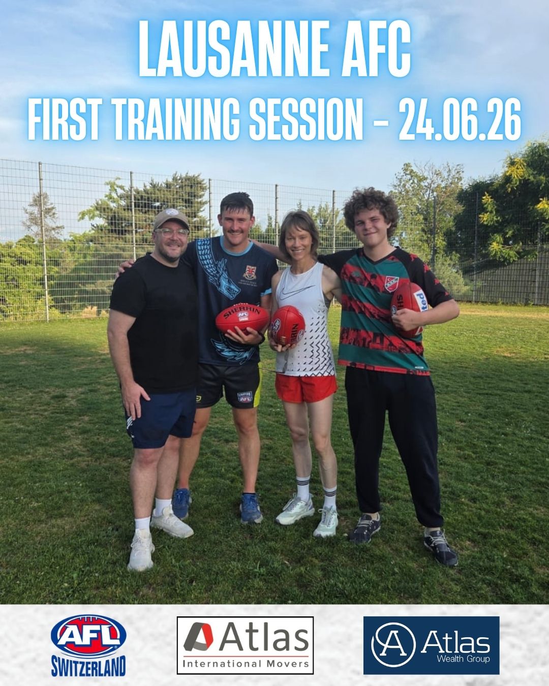 🇨🇭🇦🇺🏉Lausanne AFC First Training Session🏉🇦🇺🇨🇭