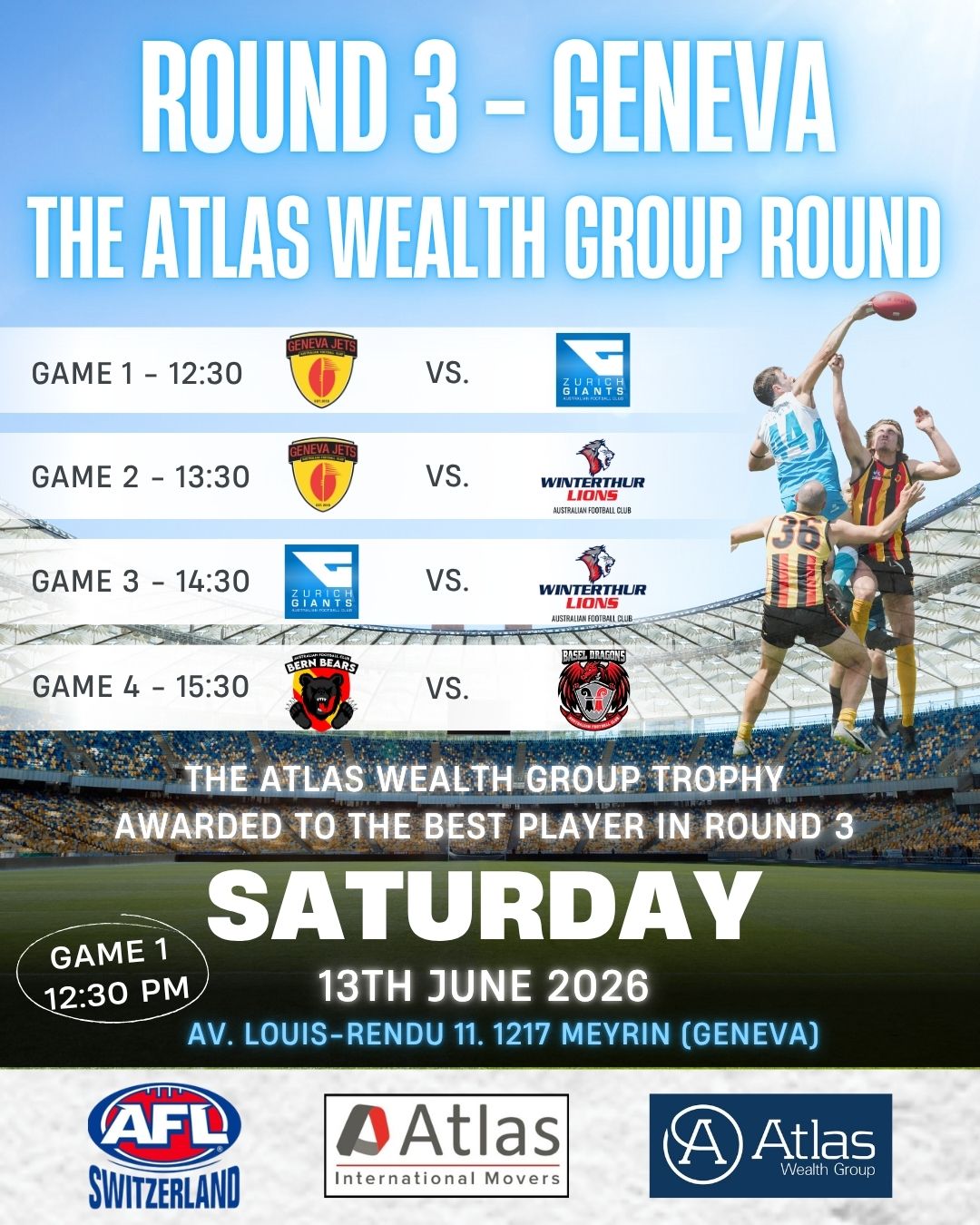 🇨🇭🇦🇺🏉Round 3 – The Atlas Wealth Group Round🏉🇦🇺🇨🇭