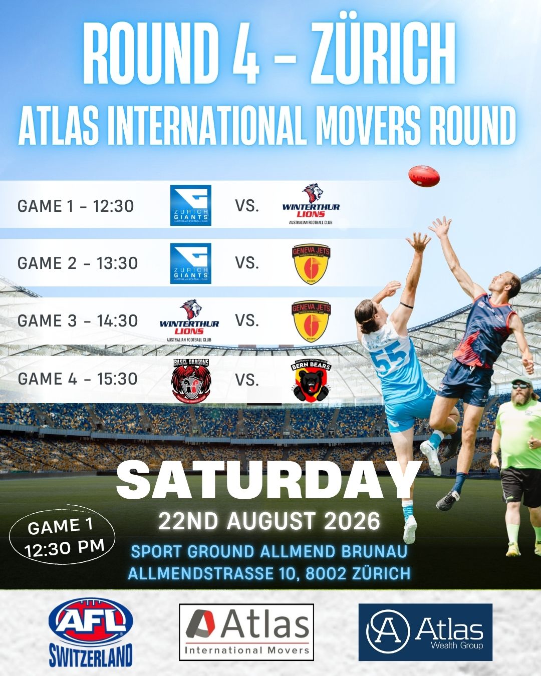 🇨🇭🏉Round 4 – The Atlas International Movers Round🏉🇦🇺