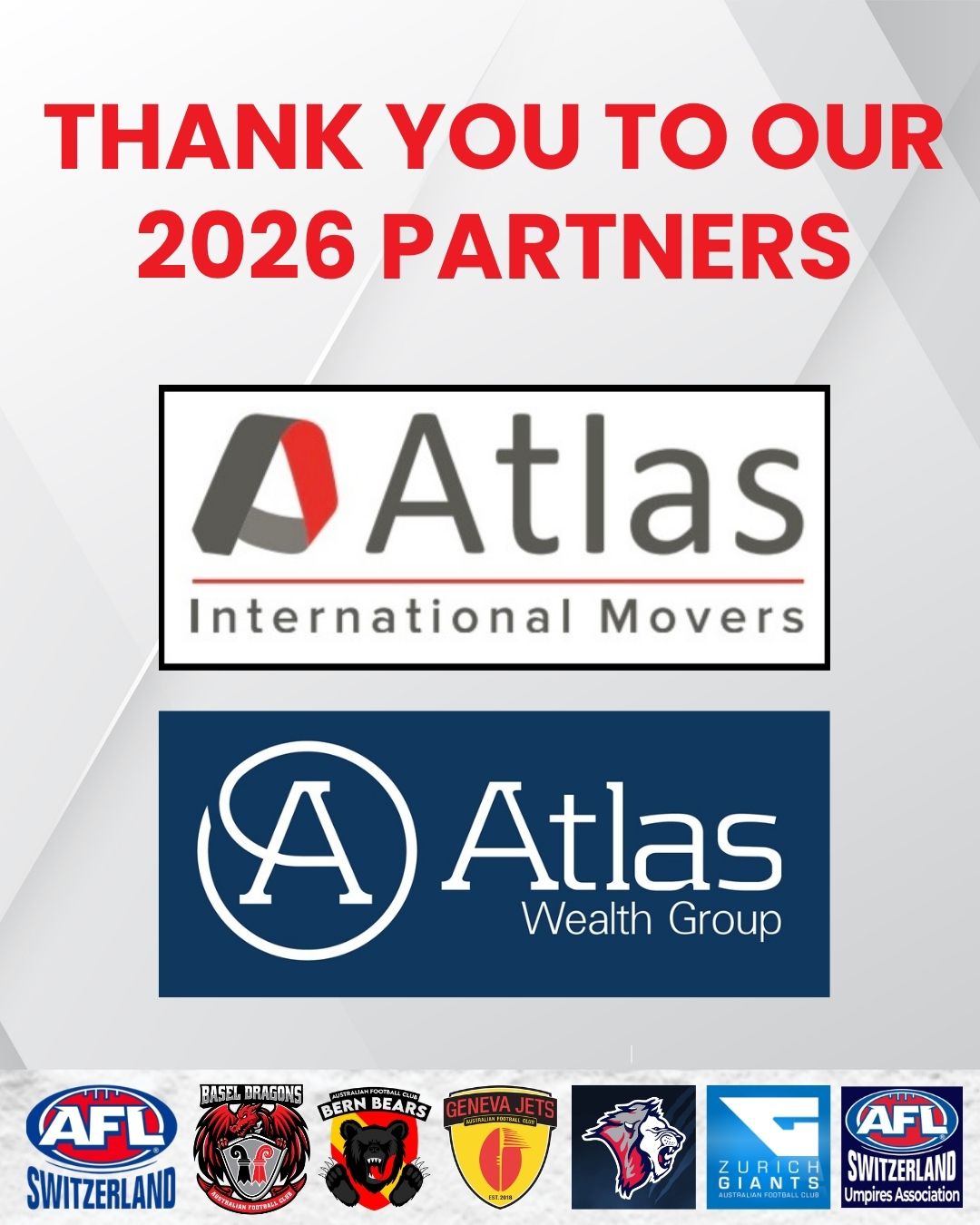 🏉🇨🇭 A massive thank you to our amazing partners 🇦🇺🏉